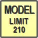 Piktogram - Model: Limit 210